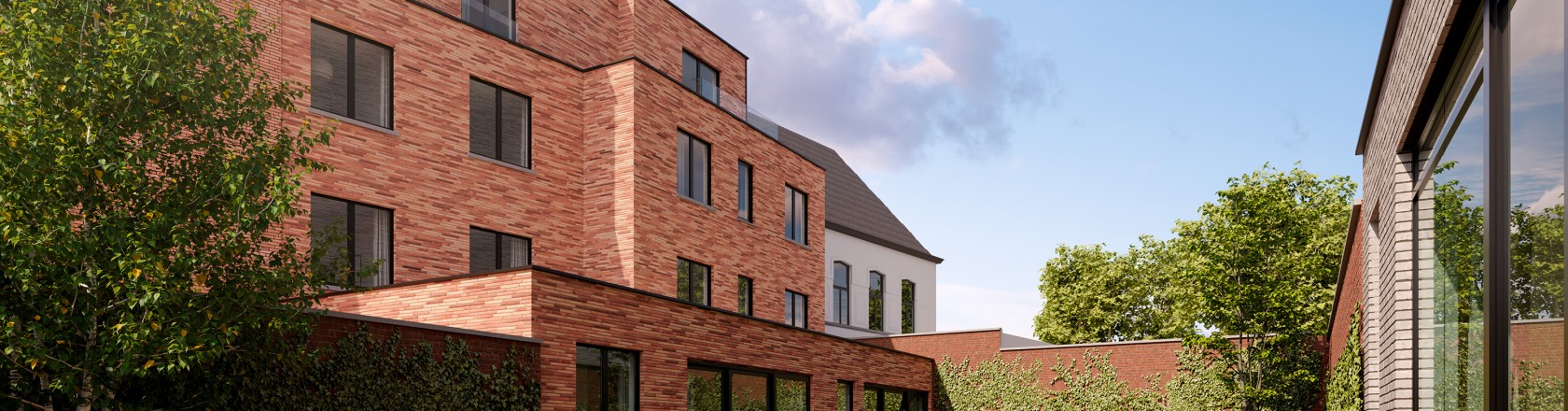 Tragelhof Zelzate binnenplein 3D